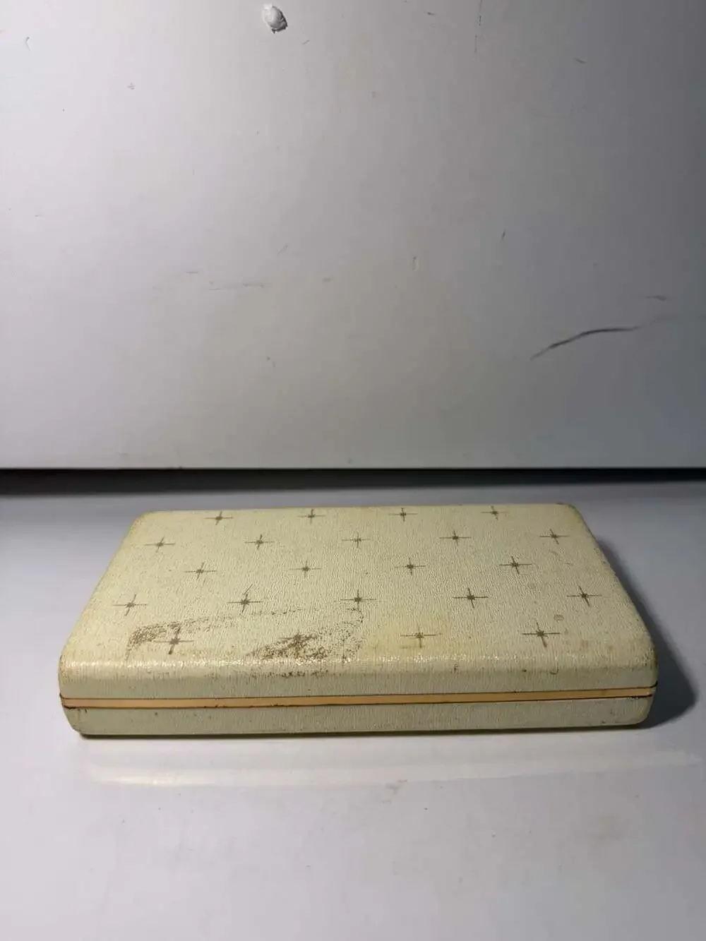 Vintage Krementz Jewelry Presentation Box - Midcentury Modern Starburst Pattern